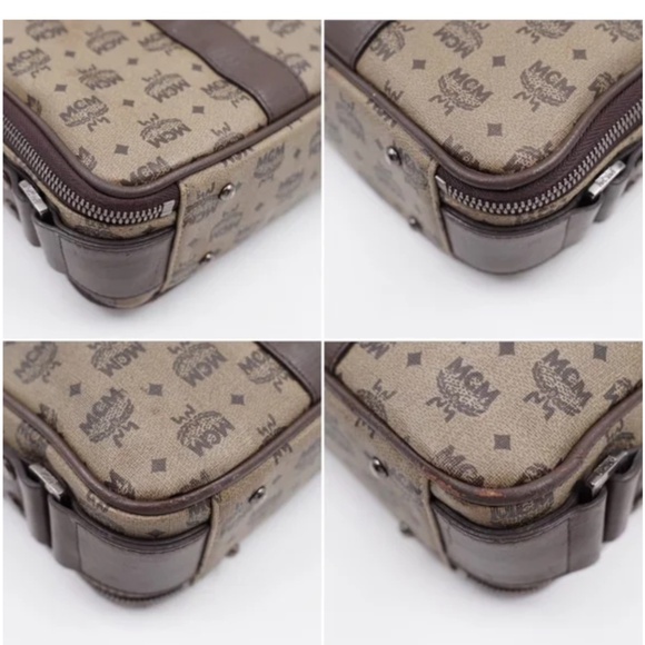 MCM Marble Visetos laptop/briefcase bag EUC!!!!! - Picture 8 of 16